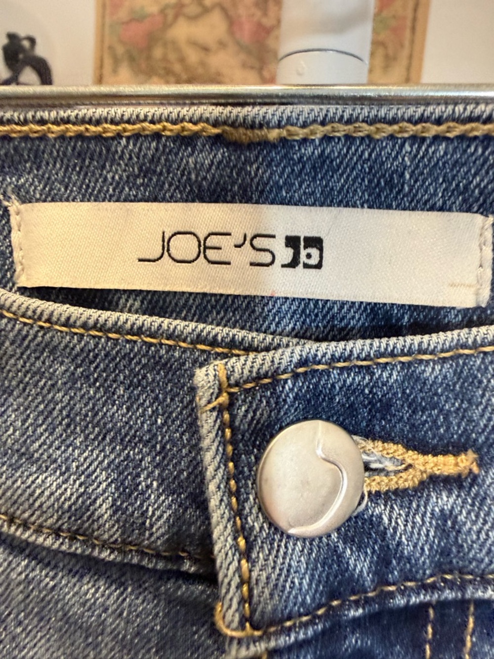 Joe’s Jeans Size 27 Skinny Jeans Light Wash Mid Rise Stretch Denim - Picture 6 of 9